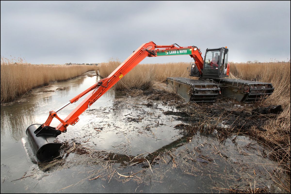 Southwold Reed-bed Cleaning: Swipe To View More Images