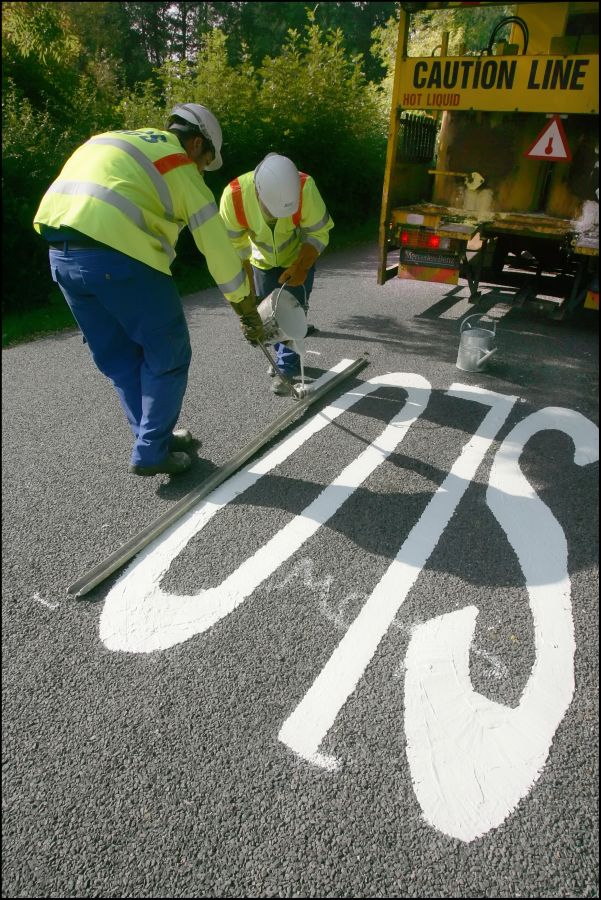 Road Marking Hampshire: Swipe To View More Images