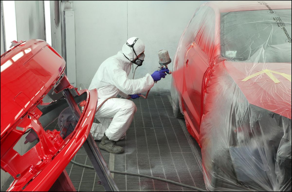 Car Respray Booth: Swipe To View More Images