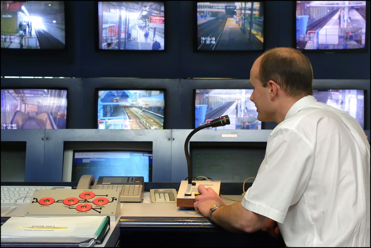 Rail Control Room: Swipe To View More Images