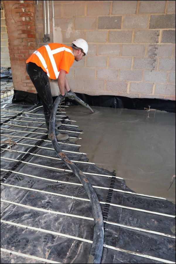Applying New Floor Screed: Swipe To View More Images
