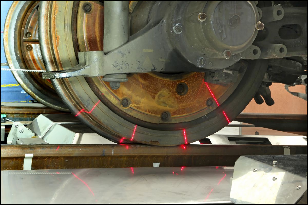 Rail Wheel Laser Inspection: Swipe To View More Images